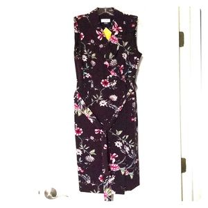 Belted Calvin Klein dress